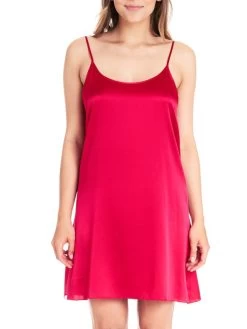 Seidenunterkleid SEDUZIONE DI SETA Stretchseide Von Gattina -Modische Unterwäsche unterkleid seide himbeer rot flamingo 381400 seduzione di seta gattina 1 1 1