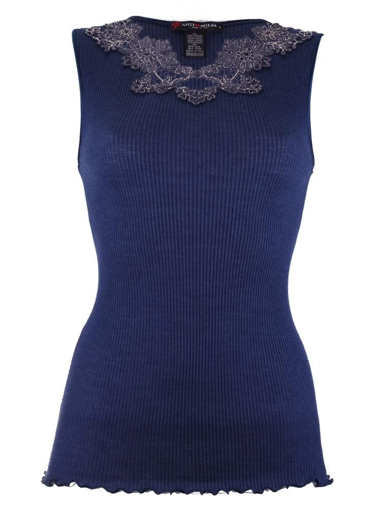 Merinowolle-Seide TOP Gerippt Von Artimaglia 7 Merinowolle-Seide TOP Gerippt Von Artimaglia – Bild 5