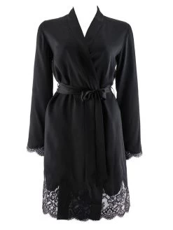 100% Seide Kimono TOI MON AMOUR Viele Farben Von Aubade -Modische Unterwäsche z kimono seide schwarz ms65 soie d amour aubade 1